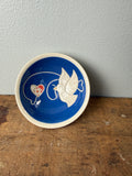 Peace Dove Heart Sauce Bowl